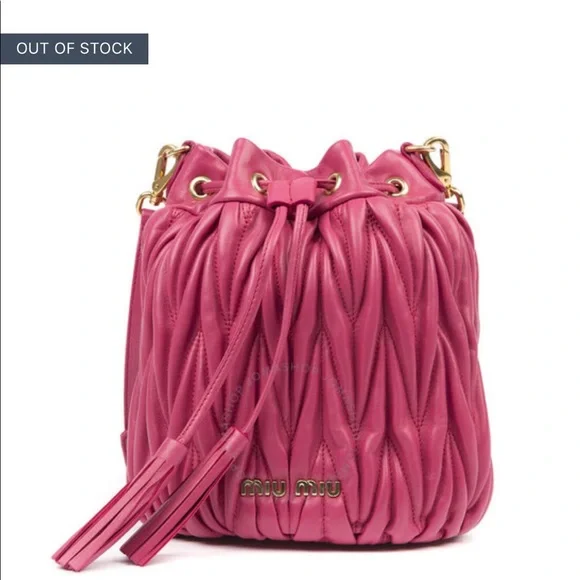 【MIU MIU】BUCKET BAG Miu Miu bucket bag pink | eBay